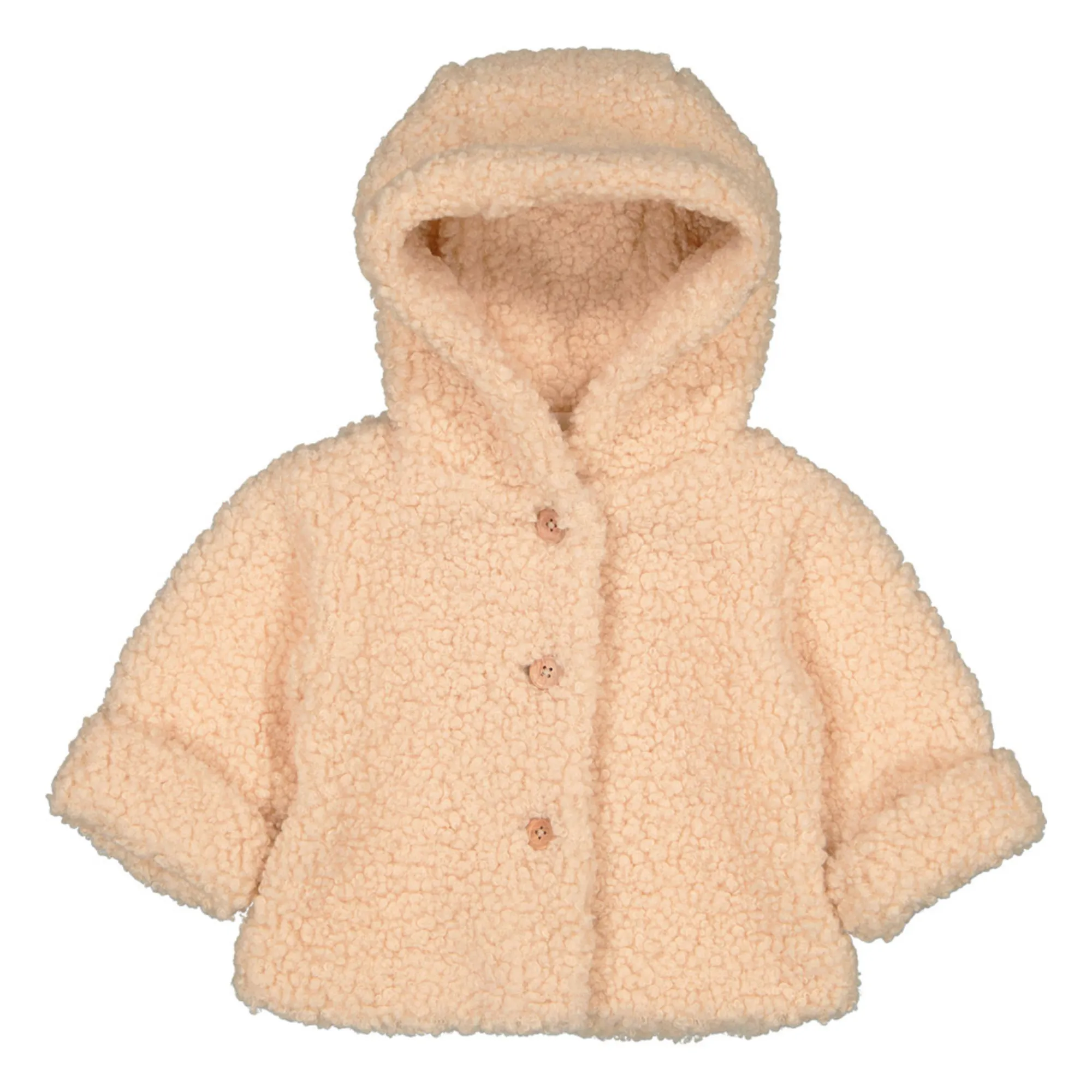 Louis Louise Beige Lion Sherpa Coat