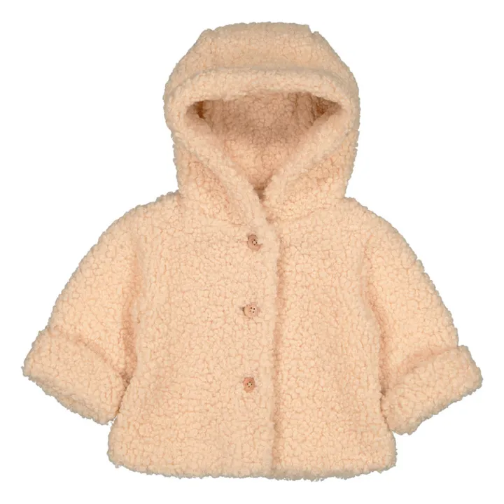 Lion Sherpa Coat | Beige- Product image n°0