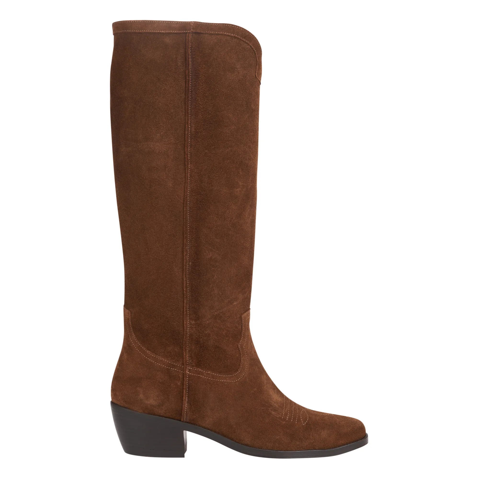 Anthology Paris Camel Tina Suede Boots