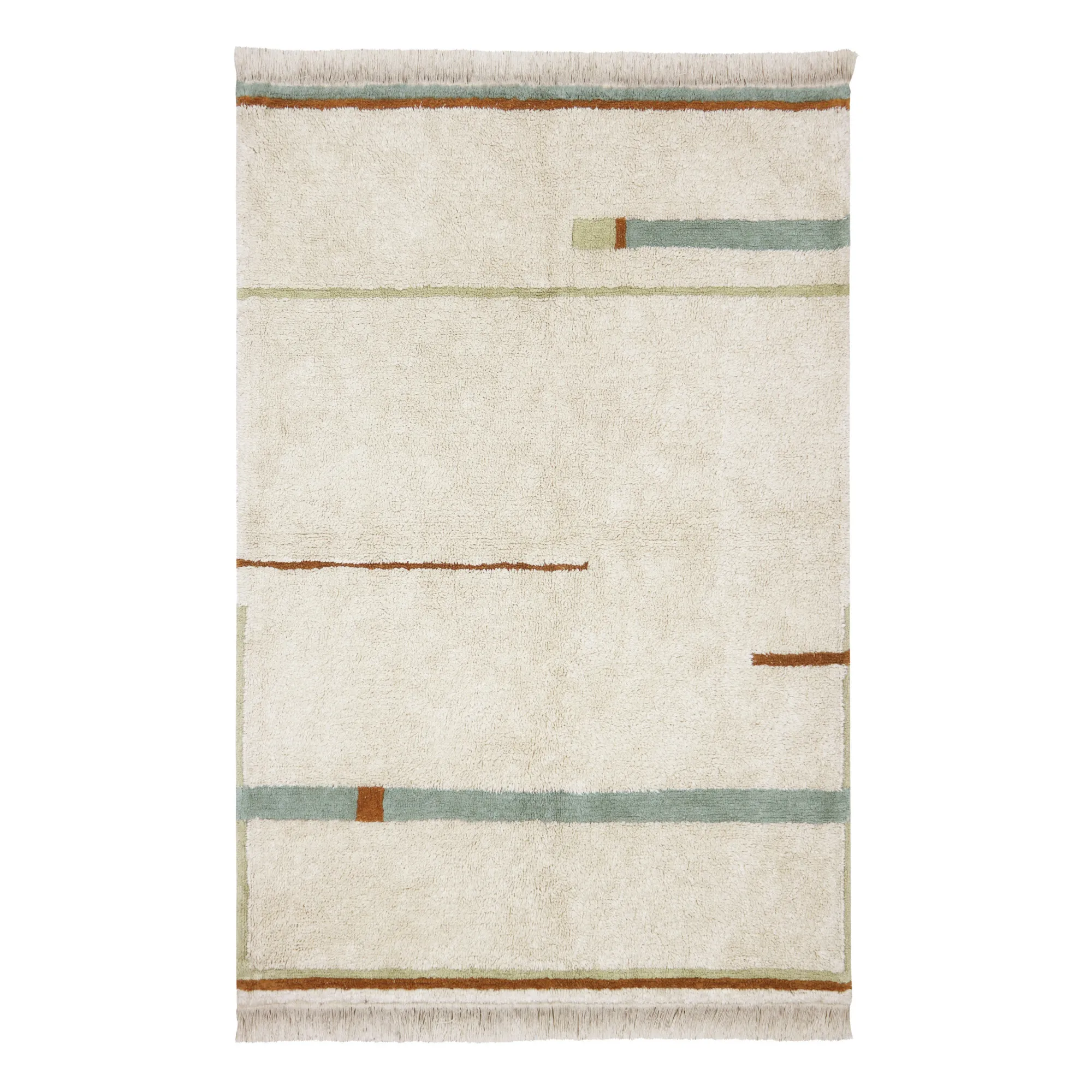 Lorena Canals Grey Blue Lanes Rug