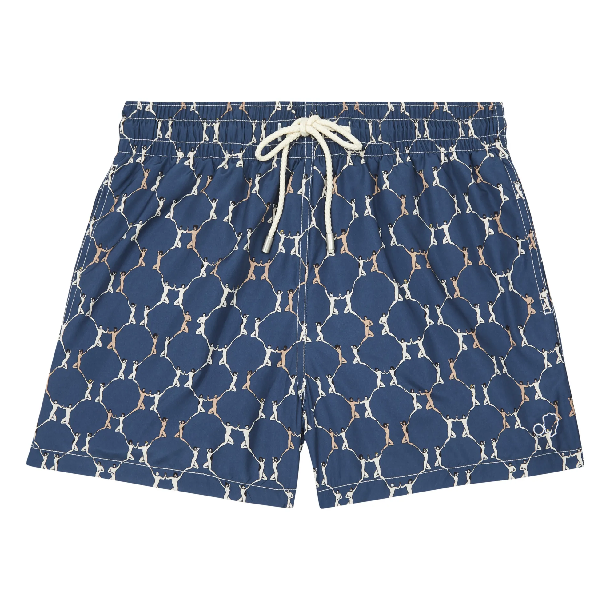 Arrels Navy Blue Recycled Fibre Swim Trunks - Batabasta X Collaboration