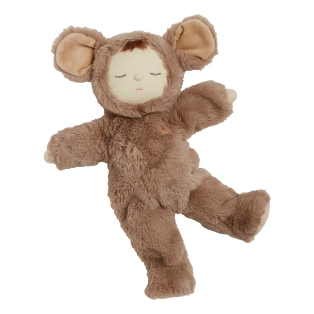 Muñeca Ratón Cozy Dinkums | Marrón