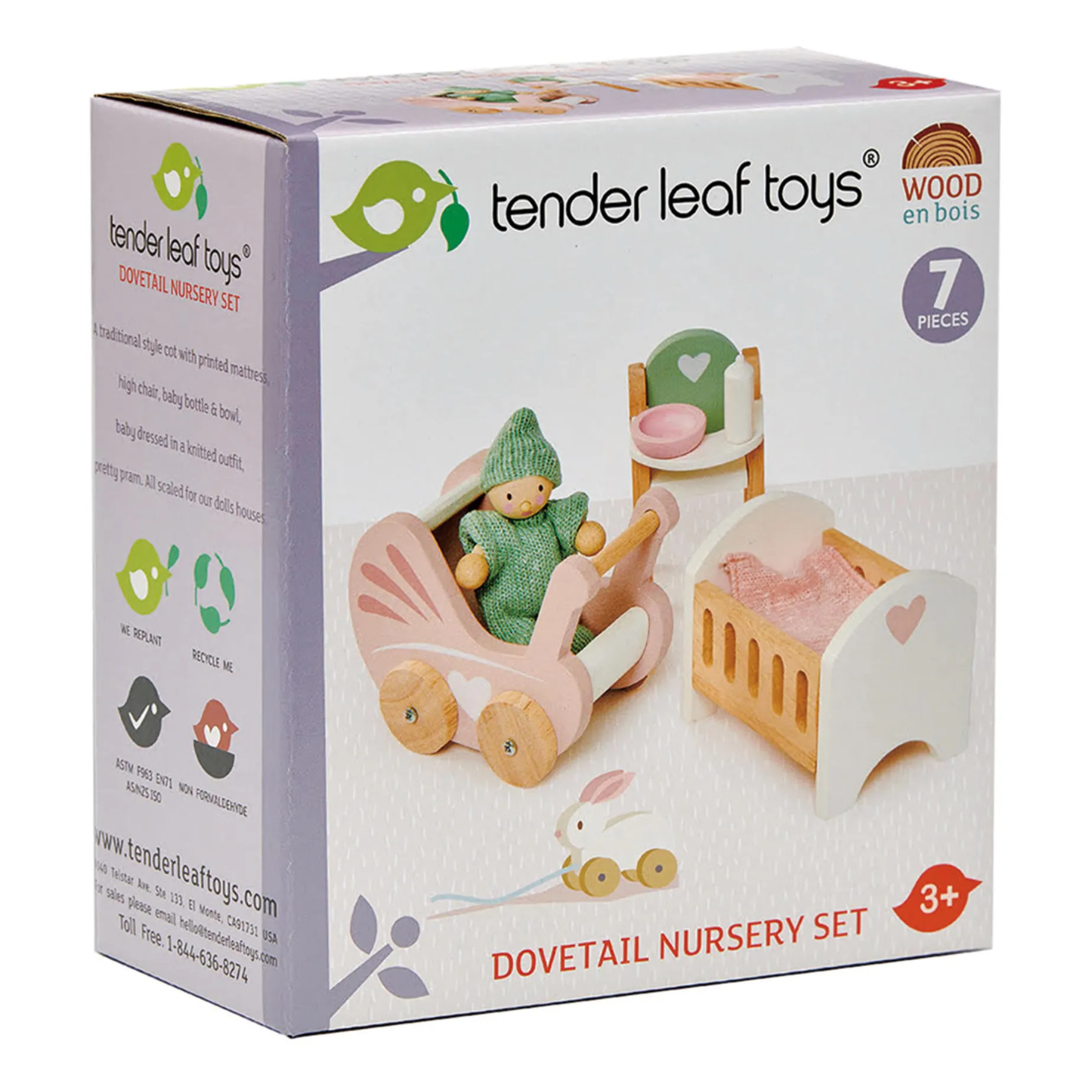 Tender Leaf Toys - Chambre bébé pour maison de poupées (Tender Leaf Toys) - Image 1