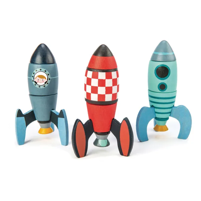 Rocket Construction Game - Set of 3