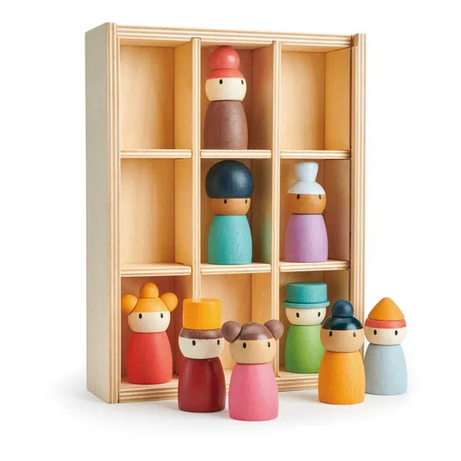 Happy Folk Hotel and Wooden Figurines