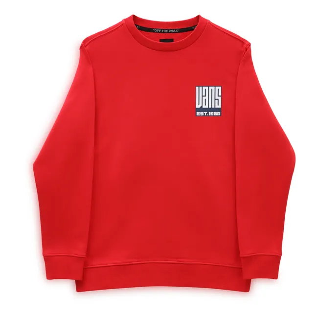 Sweat Imprimé | Rouge