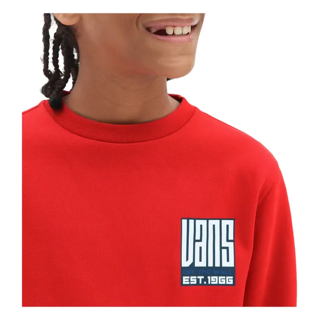 Sweat Imprimé | Rouge