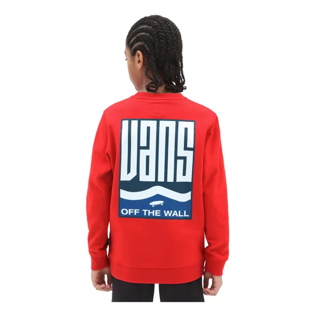 Sweat Imprimé | Rouge