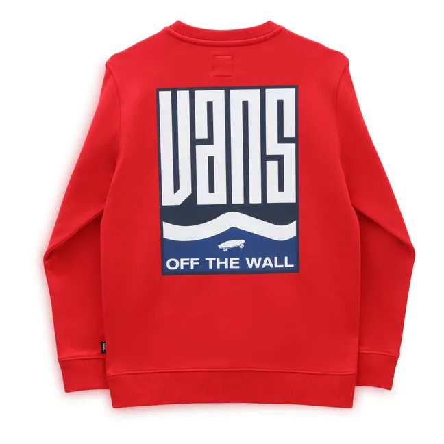 Sweat Imprimé | Rouge