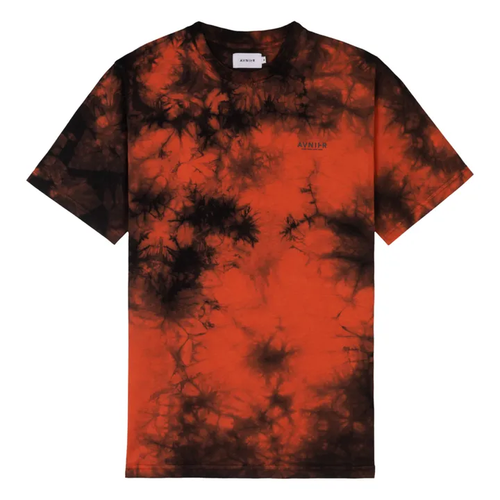 Source Tie and Dye T-Shirt Bio-Baumwolle | Rot- Produktbild Nr. 0
