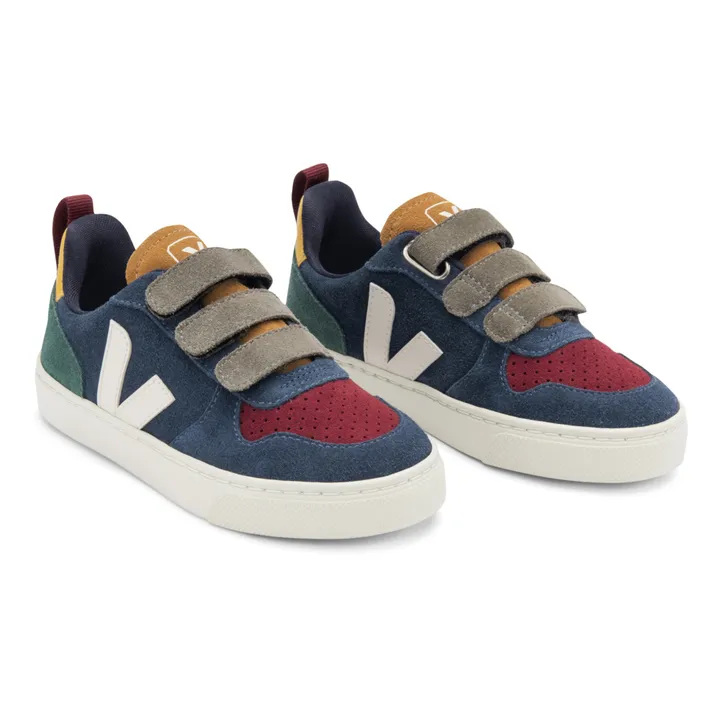 Baskets V-10 Suede Scratchs | Bleu marine- Image produit n°1