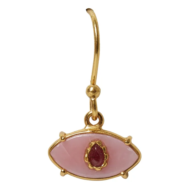 Ayin Pink Opal Earring | Pink