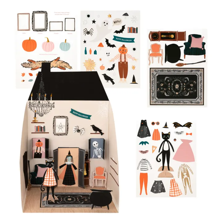 Casa de papel de Halloween para decorar - Imagen del producto n°0