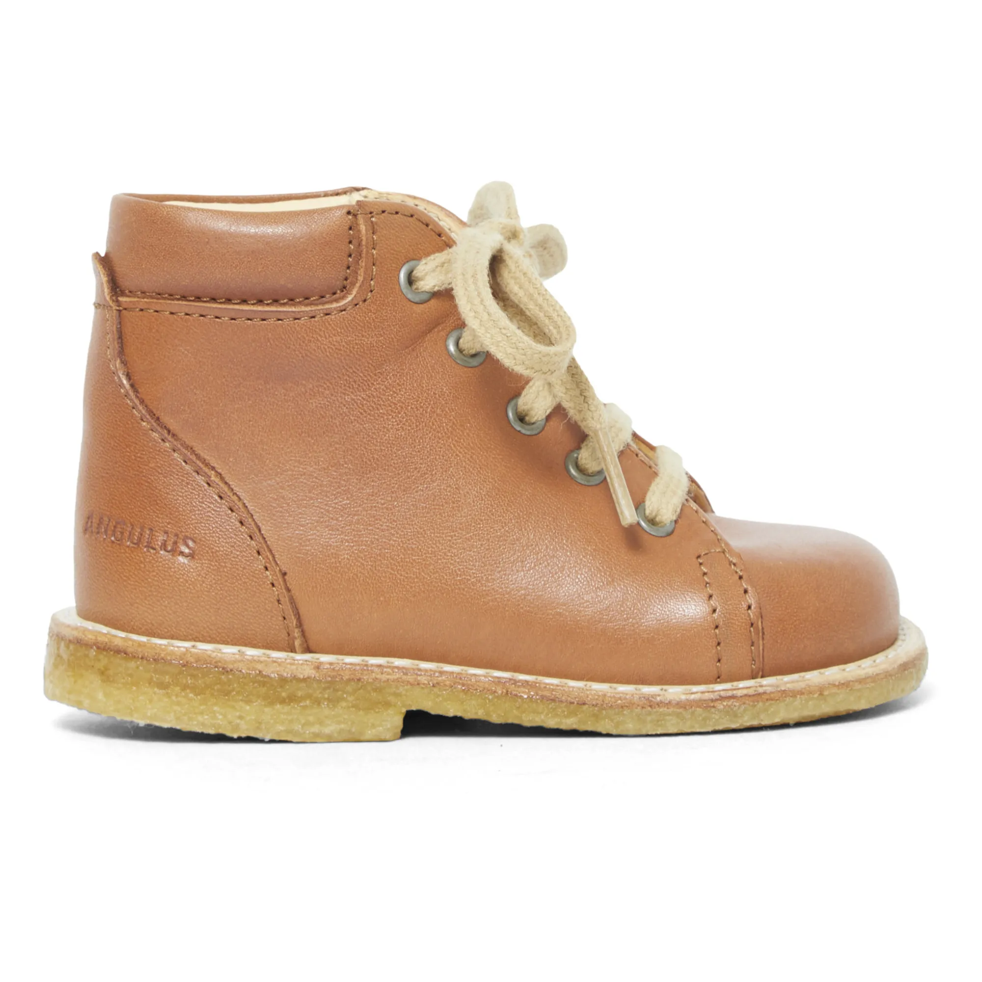 Angulus Camel Lace-Up Boots
