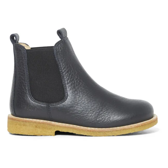 Classic Chelsea Boots | Navy blue