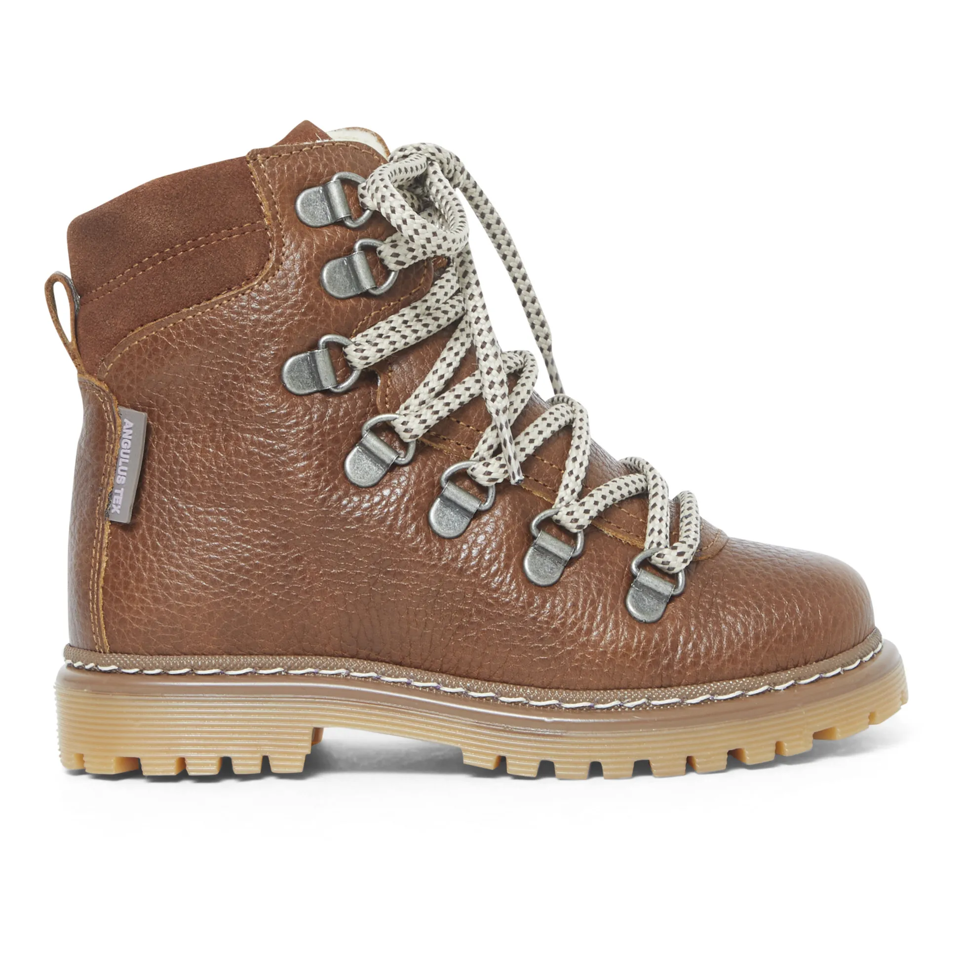 Angulus Brown Lace-Up Tex Boots