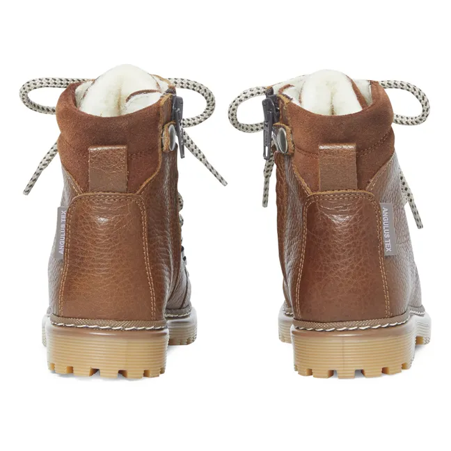 Boots Tex Lacets | Marron