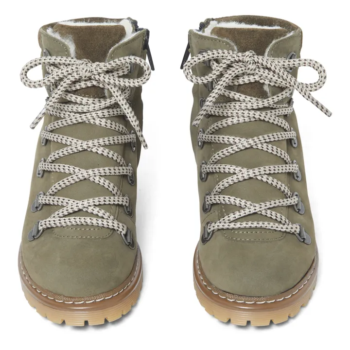 Boots Tex Lacets | Vert olive- Image produit n°3