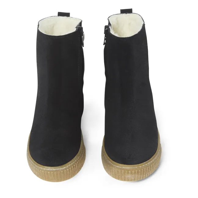 Fleece Lined Boots | Black