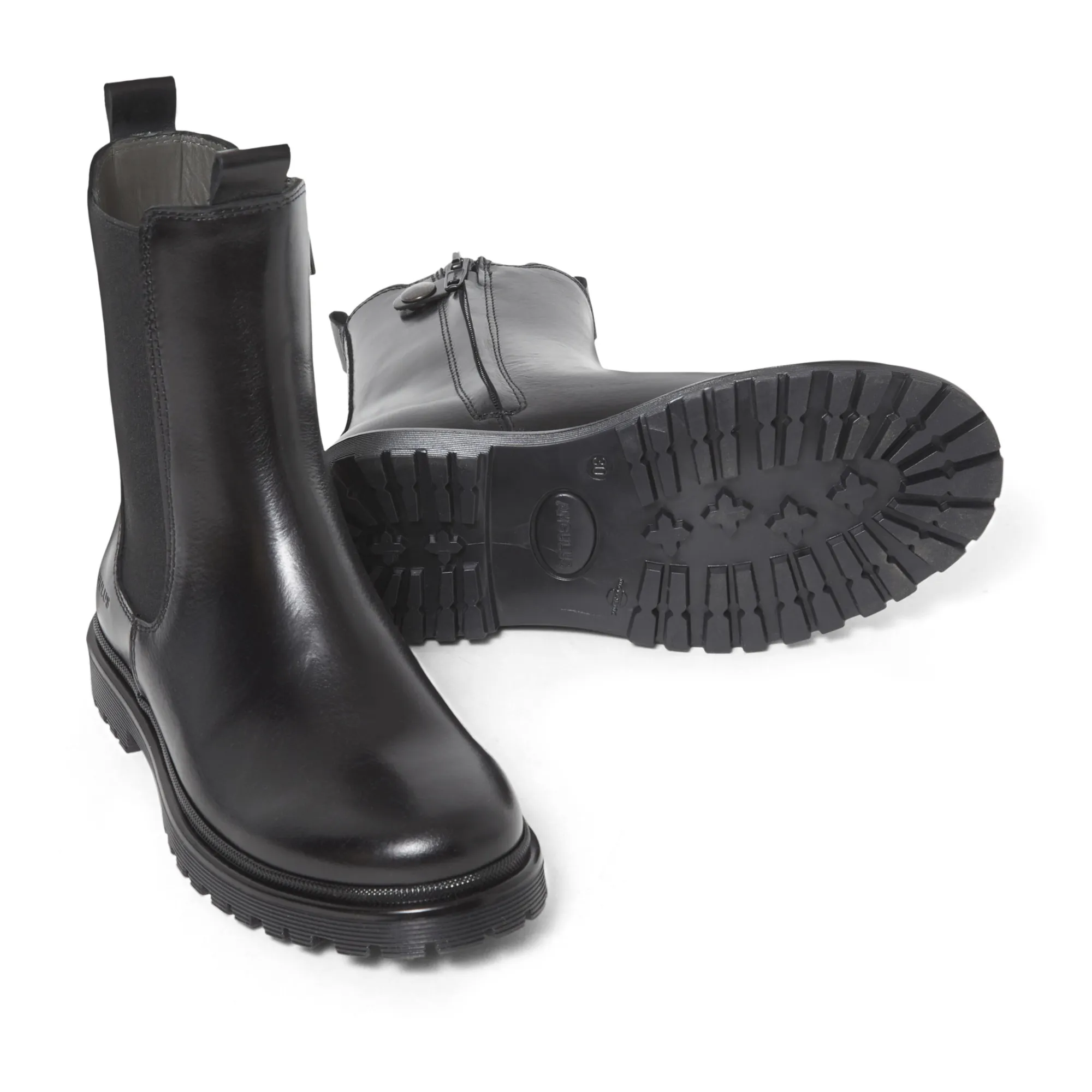 Chelsea Boots Montantes Semelle Funky | Noir- Image produit n°2