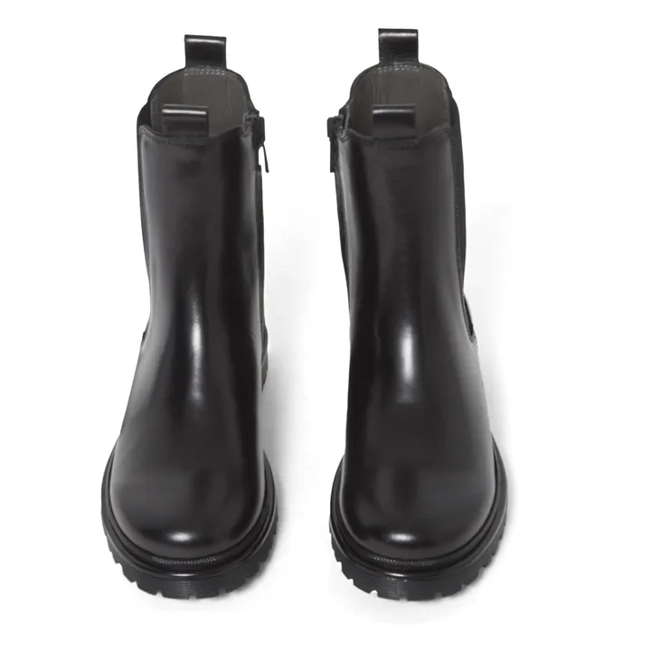Chelsea Boots Montantes Semelle Funky | Noir- Image produit n°3