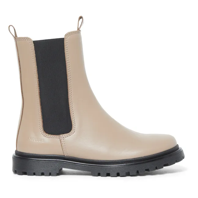 Funky High-Top Chelsea Boots | Powder pink