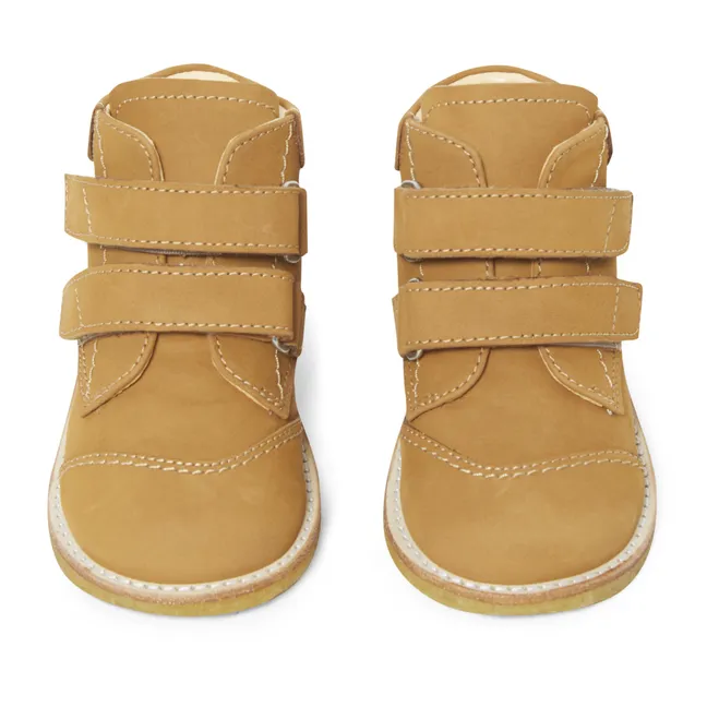 Velcro Boots | Camel