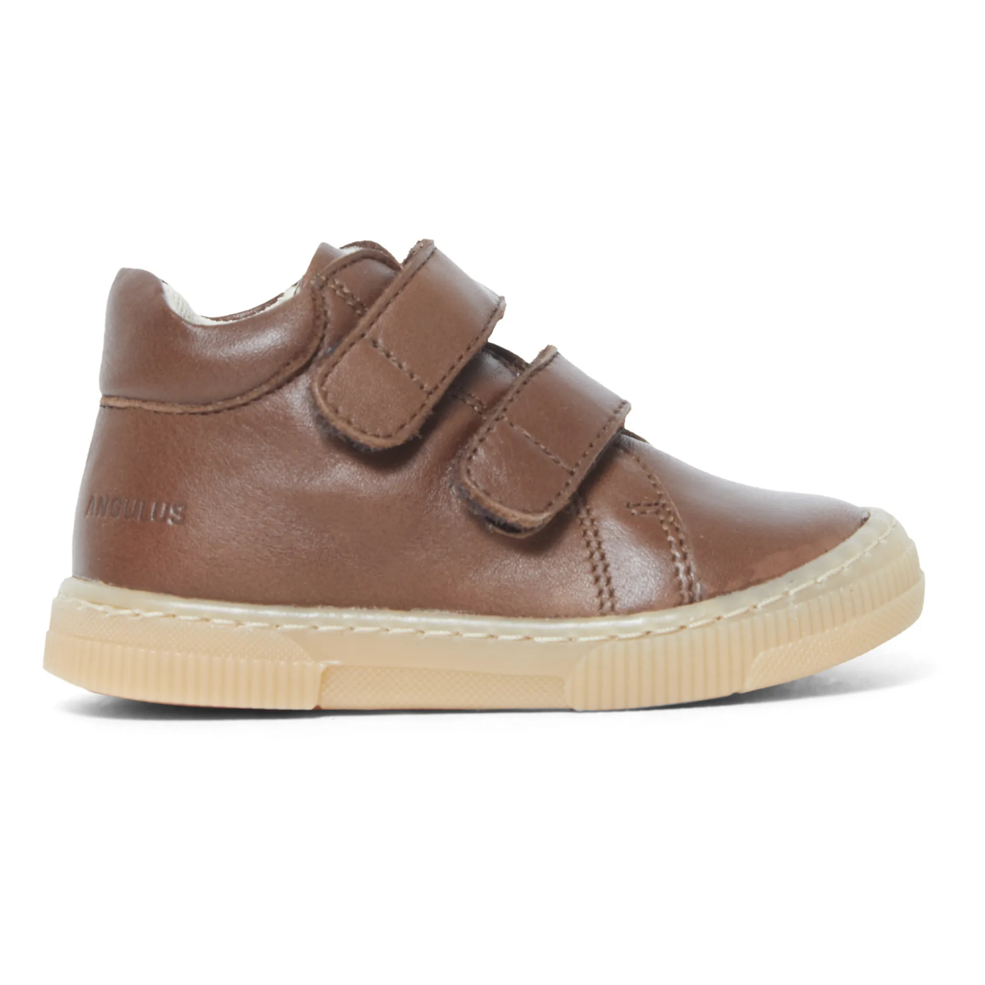 Angulus Brown Velcro Sneakers