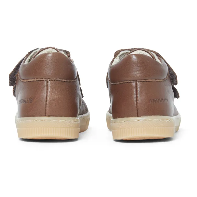Velcro Sneakers | Brown
