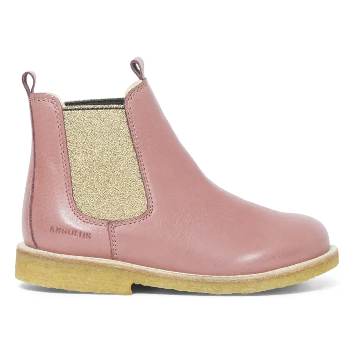 Sparkly Chelsea Boots | Pink- Product image n°0