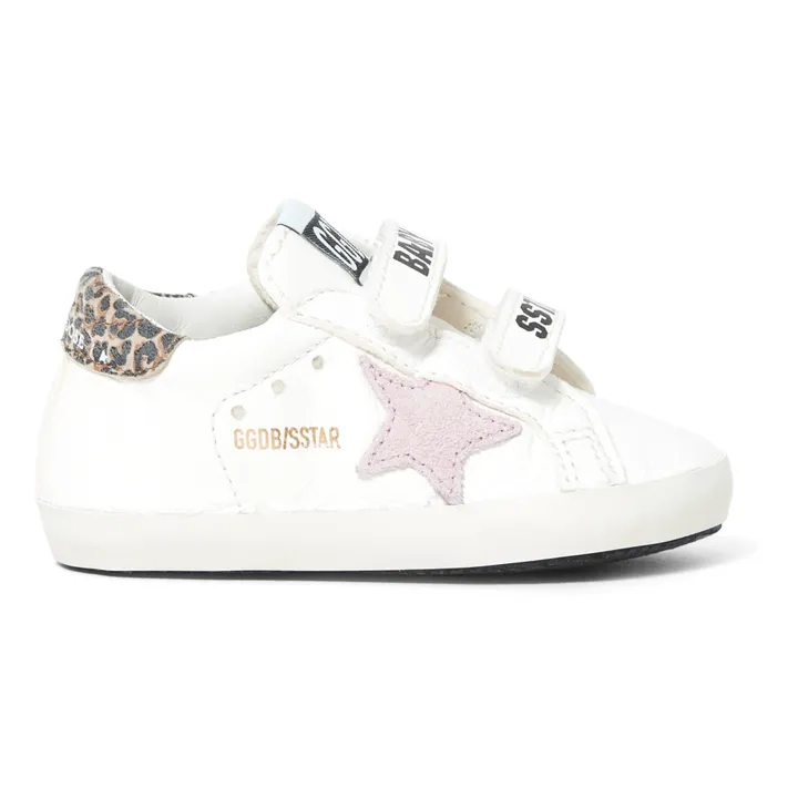 Baby School Velcro Sneakers | Pale pink- Product image n°0
