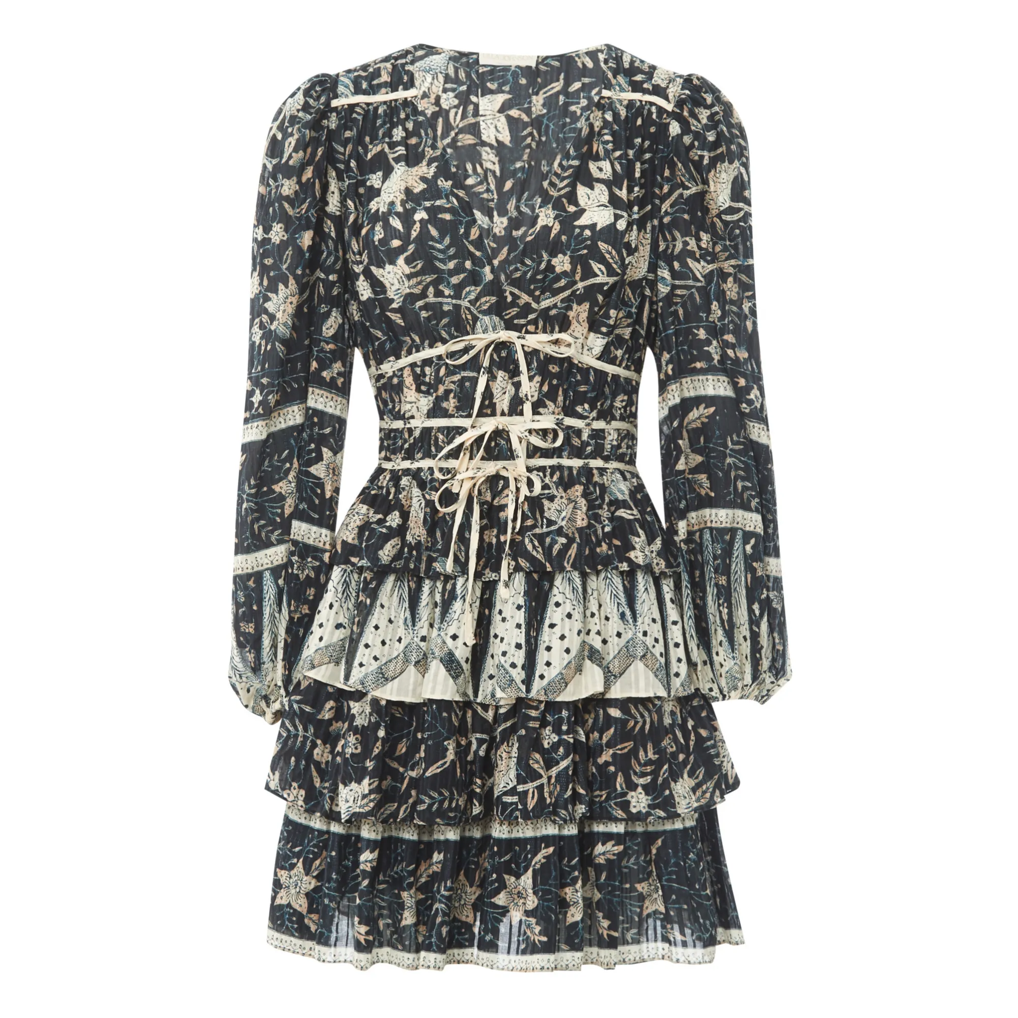Ulla Johnson Navy Blue Nina Dress