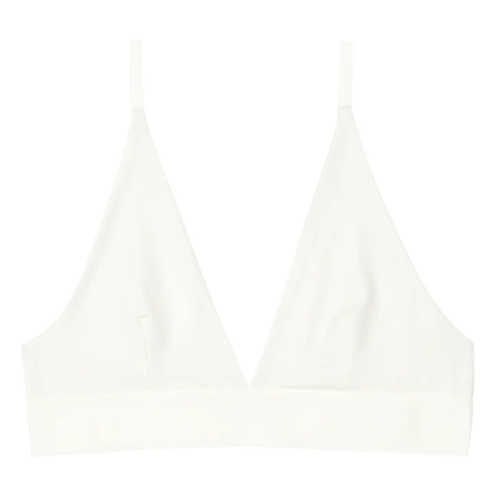Soutien-Gorge Triangle Bamboo Lyocell | Ivoire- Image produit n°0