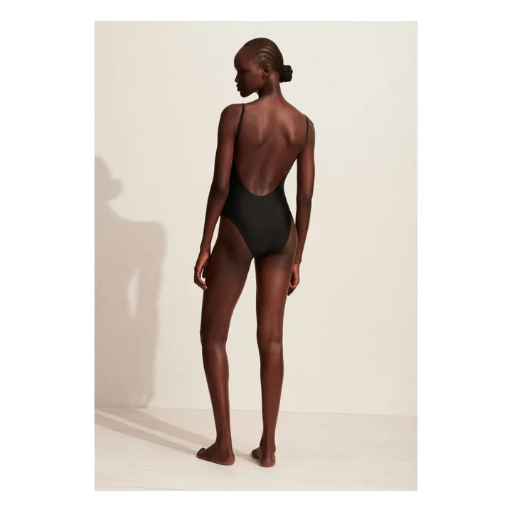 Plunge Swimsuit | Black- Product image n°3