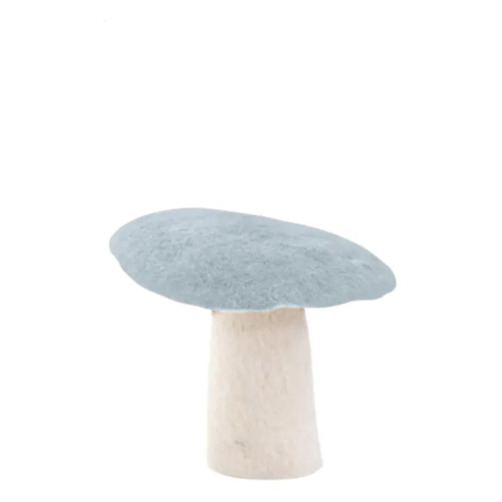 Felt Decorative Mushroom | Light blue- Product image n°0