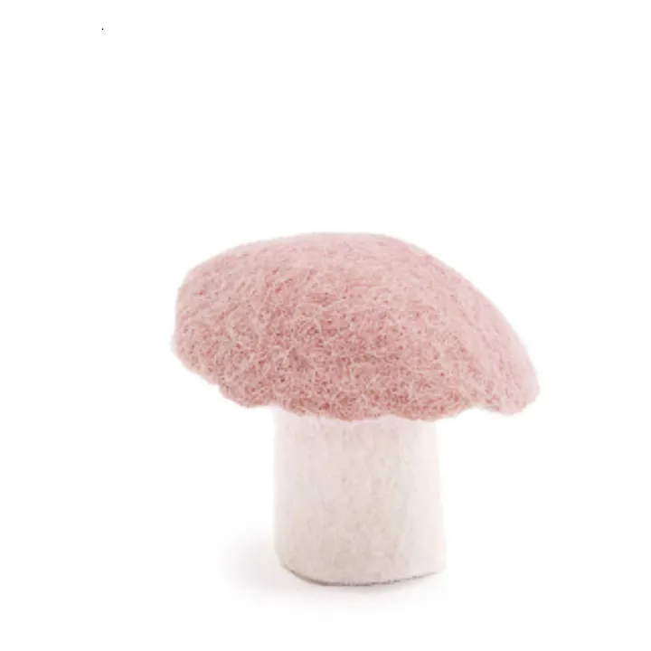 Dekorativer Pilz aus Filz | Blassrosa- Produktbild Nr. 0
