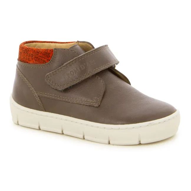 Chaussures Scratchs Start Easy Pad | Taupe