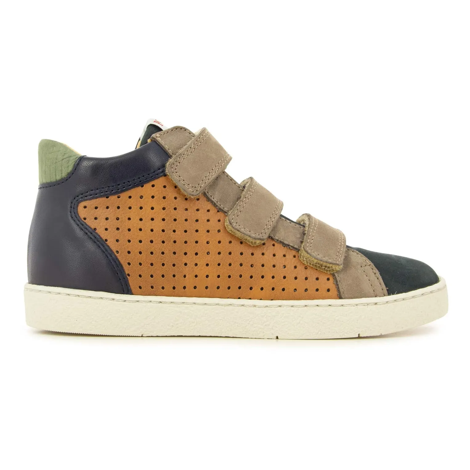 Pom D'api Camel Top Easy Clay Velcro Sneakers