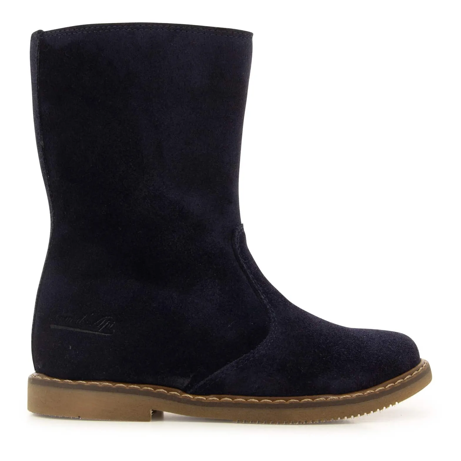 Pom D'api Navy Blue City Mid Boots