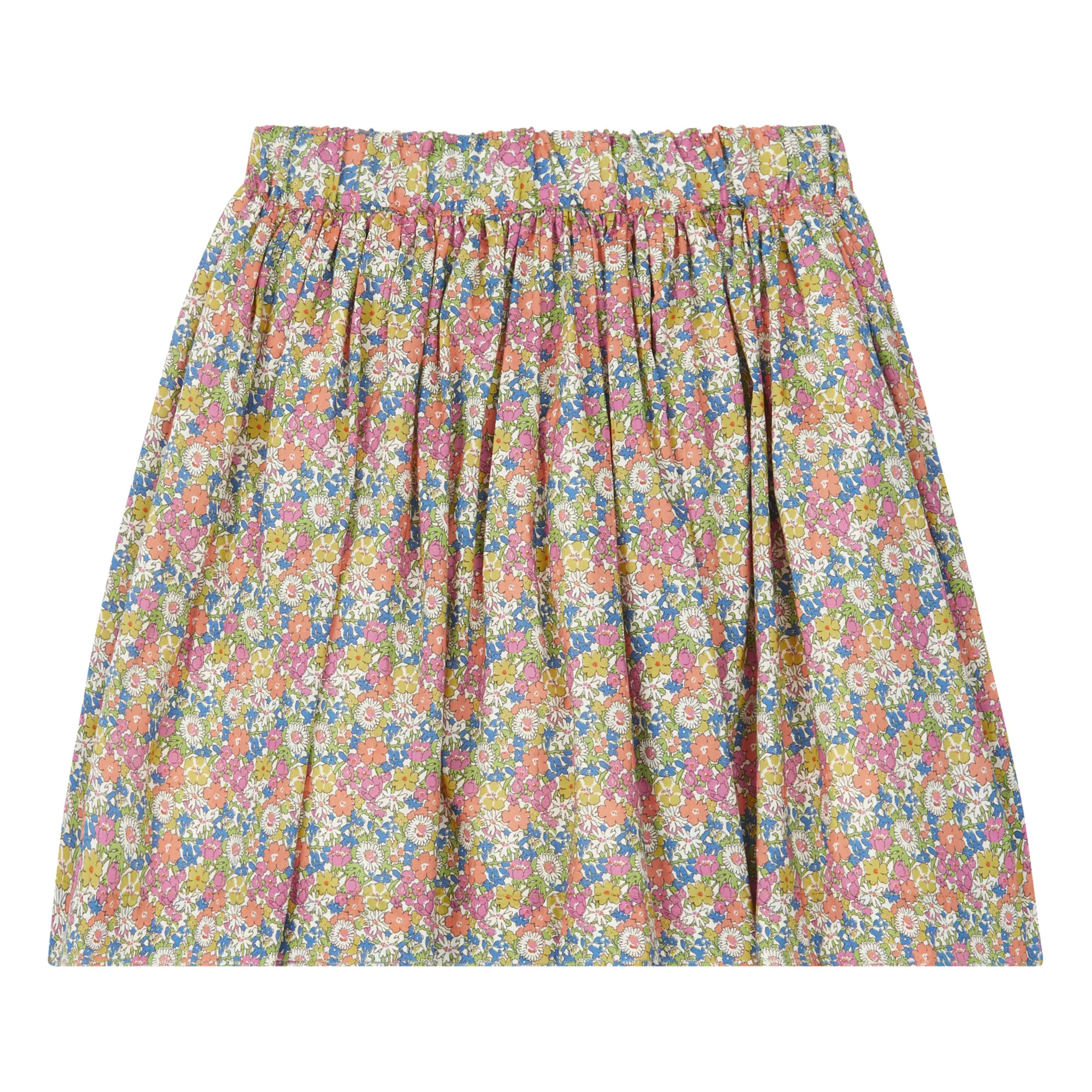 Bonpoint Pink Suzon Exclusive Liberty Print Organic Cotton Skirt
