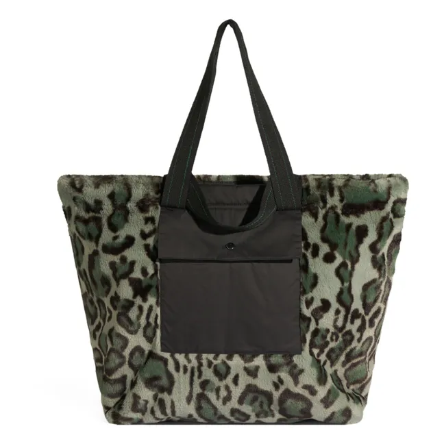 Cabas Hormin Façon Fourrure- Collection Femme  | Bleu