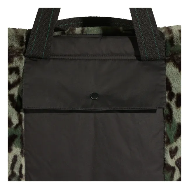 Cabas Hormin Façon Fourrure- Collection Femme  | Bleu