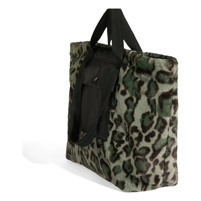 Cabas Hormin Façon Fourrure- Collection Femme  | Bleu