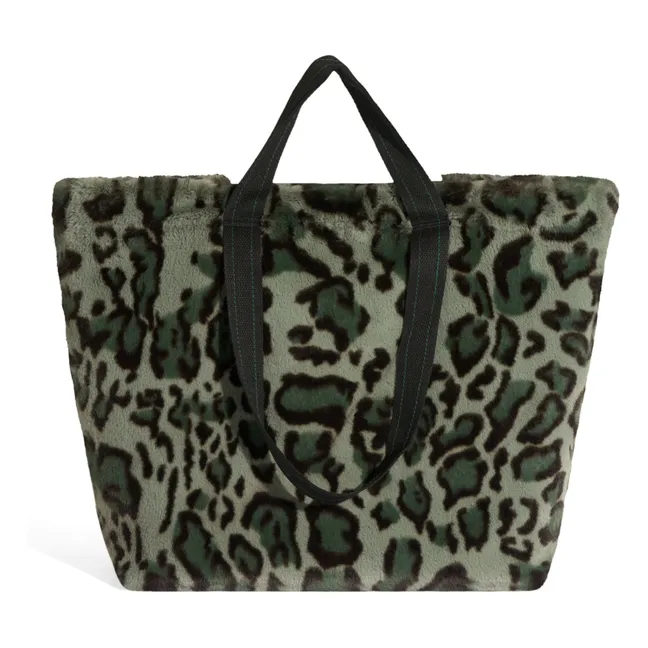 Cabas Hormin Façon Fourrure- Collection Femme  | Bleu