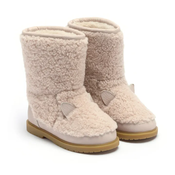 Irfi Cat Fur-Lined Boots | Lavender- Product image n°0