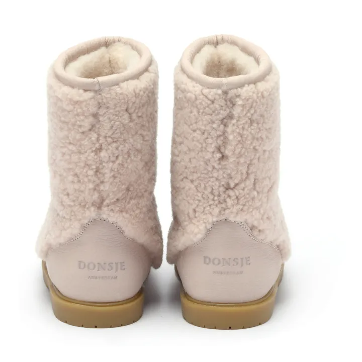 Irfi Cat Fur-Lined Boots | Lavender- Product image n°4