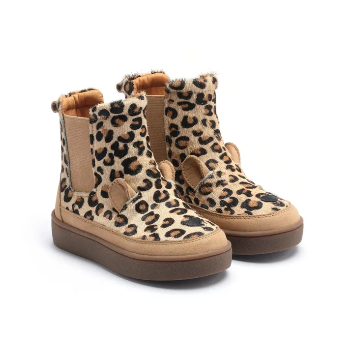 Thuru Leopard Boots | Brown- Product image n°0