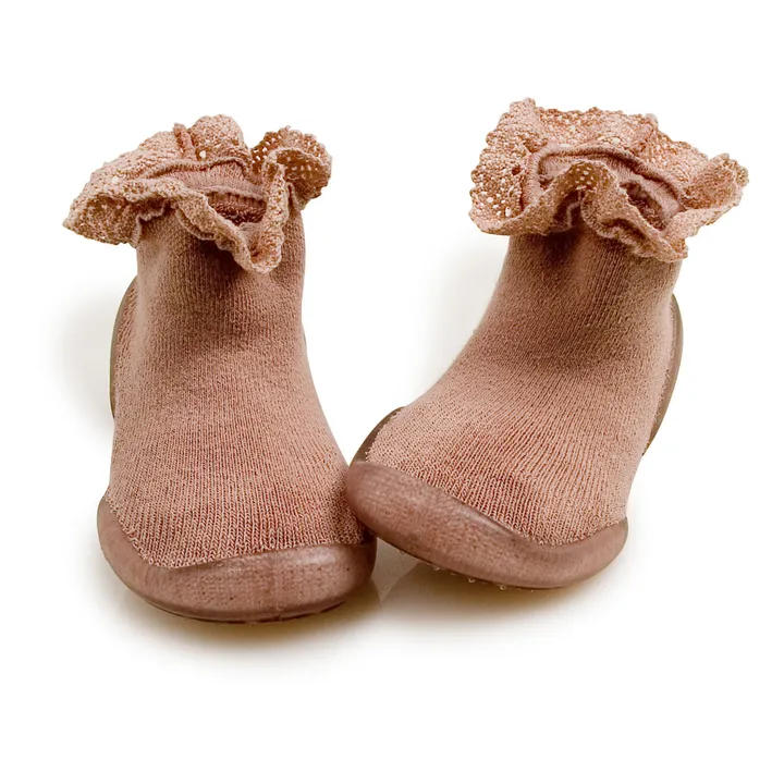 Pantofole Mademoiselle | Rosa antico- Immagine del prodotto n°0