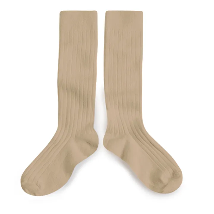 Chaussettes La Haute | Taupe- Image produit n°0