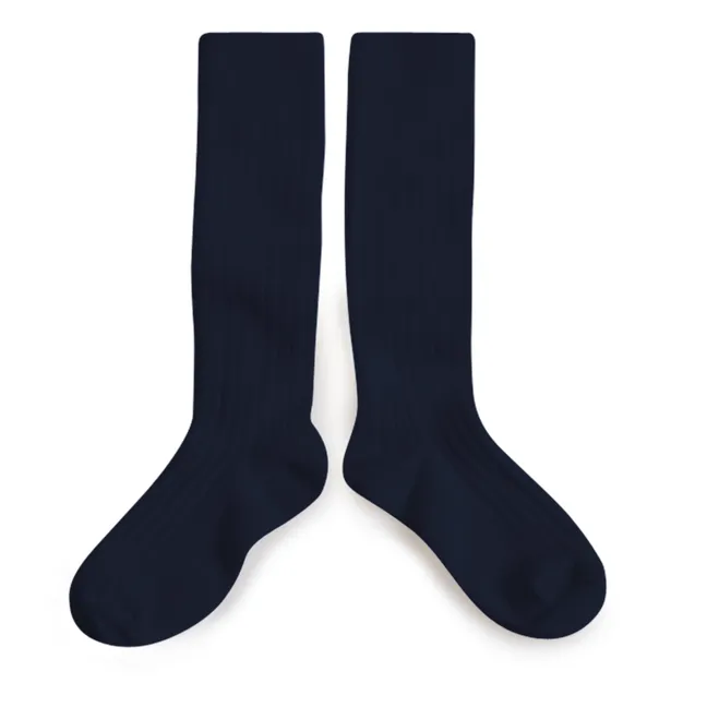 Chaussettes La Haute | Bleu marine